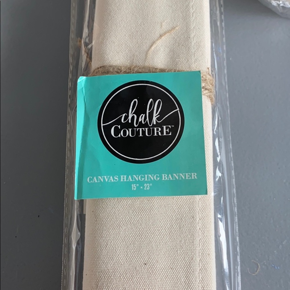 Canvas hanging banner 15x23”